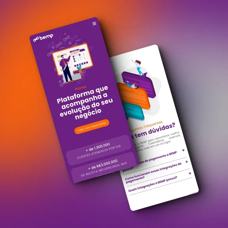 Print do institucional Bemp - marketing