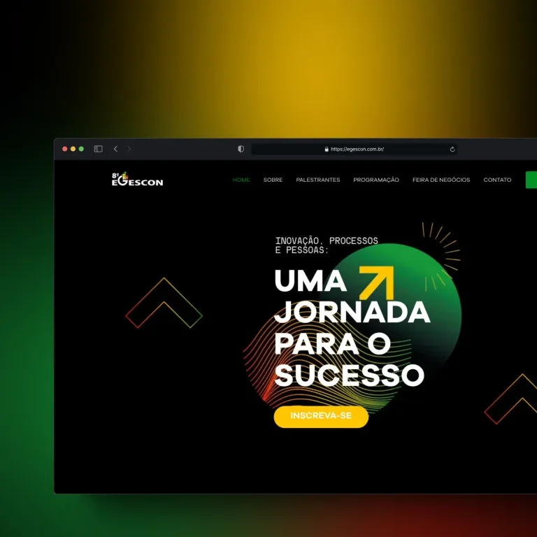 Print do landing page EGESCON - cursos
