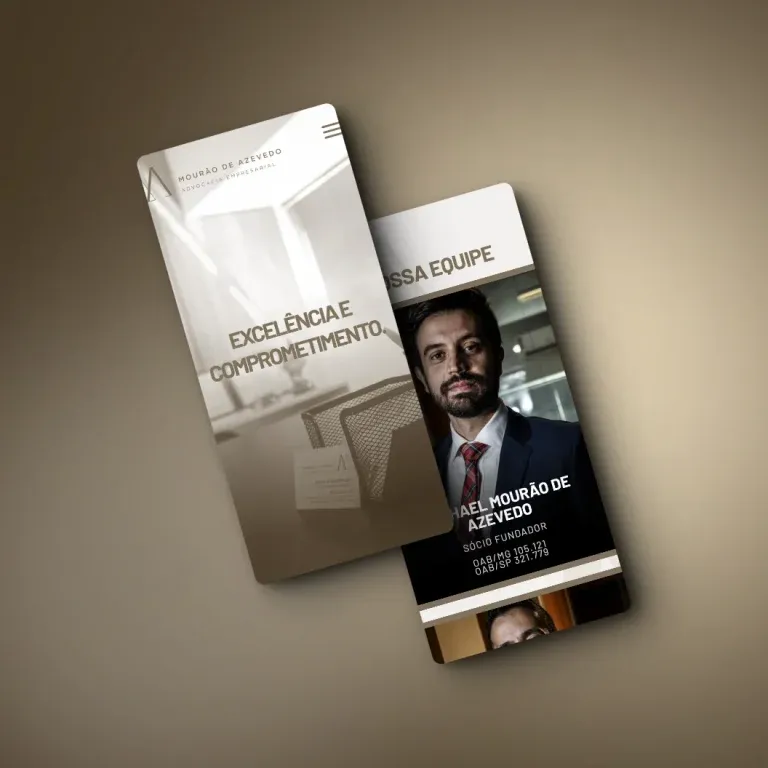 Print do landing page Mourão de Azevedo - advocacia