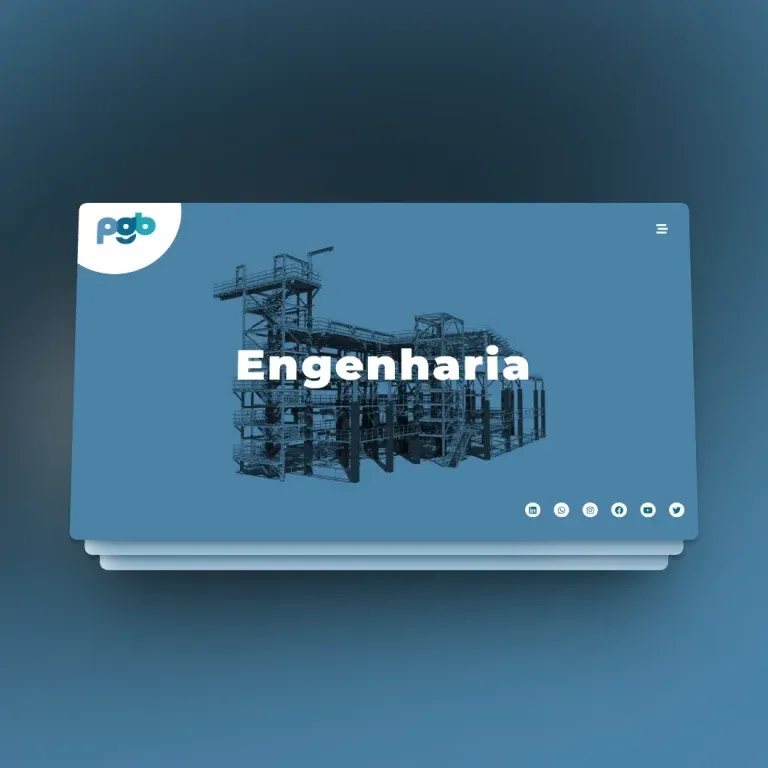 Print do institucional PGB Engenharia - engenharia