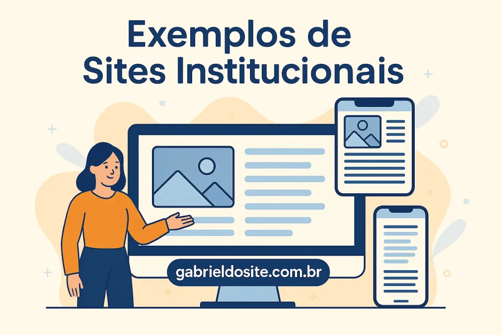 10 Exemplos de Sites Institucionais para Inspirar o Seu Projeto