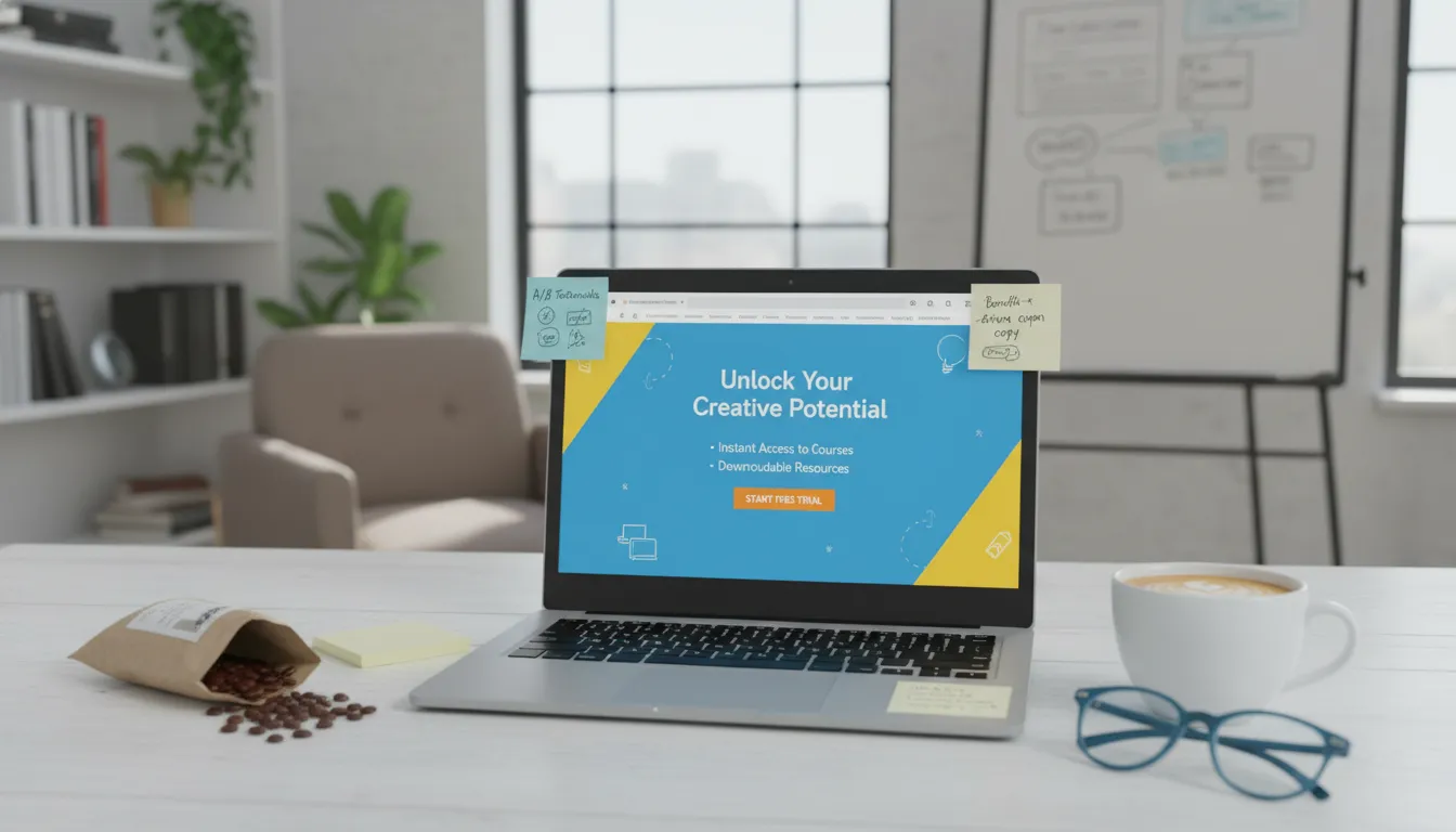 Copywriting para Landing Page: Fórmulas de Headlines + Subheadlines que Aumentam CTR