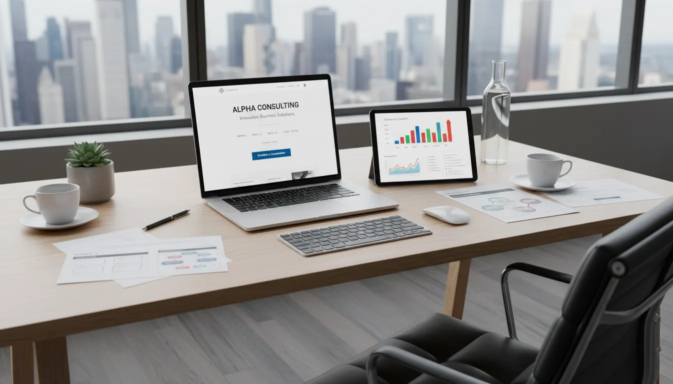 Site para Consultoria Empresarial: Authority + Lead Magnet + Posicionamento de Expert
